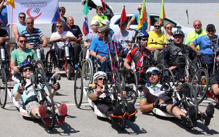 Drustvo paraplegikov Gorenjske,para kolesar